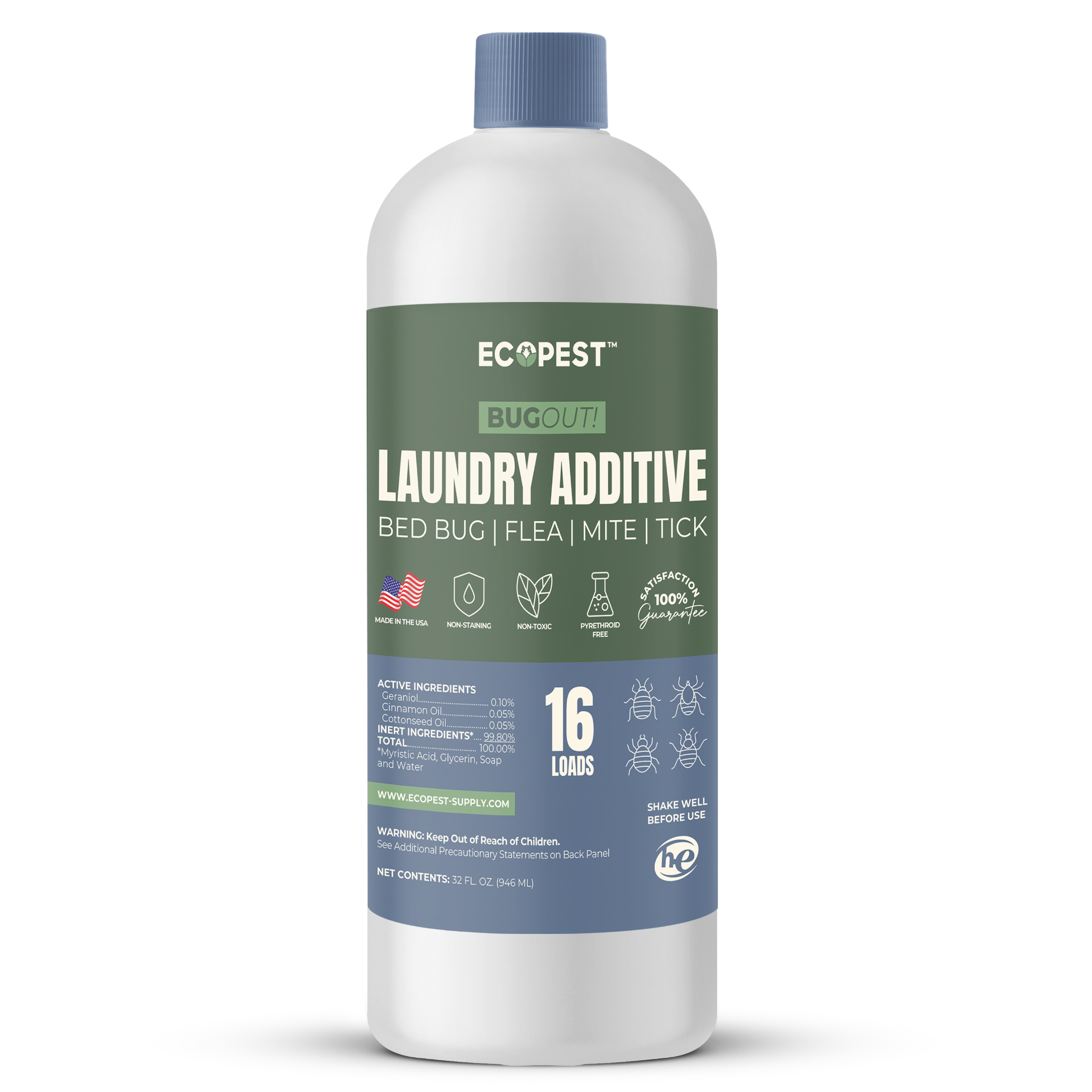 BugOut! Laundry Additive