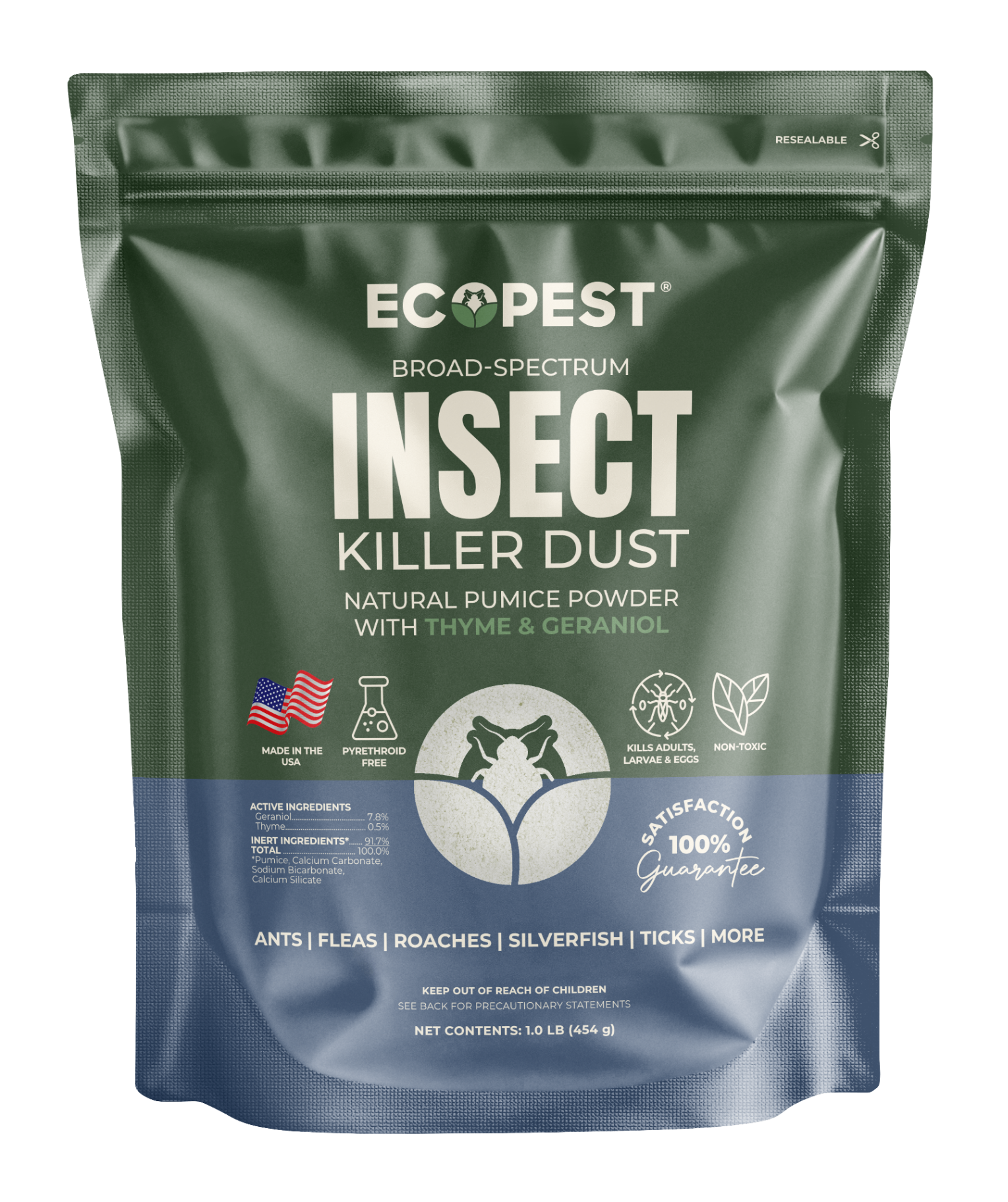 Broad-Spectrum Insect Killer Dust, 1 lb