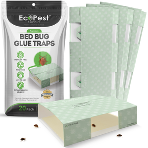 Bed Bug Glue Traps – 20 Pack | Sticky Indoor Pest Control Trap for Bed Bugs