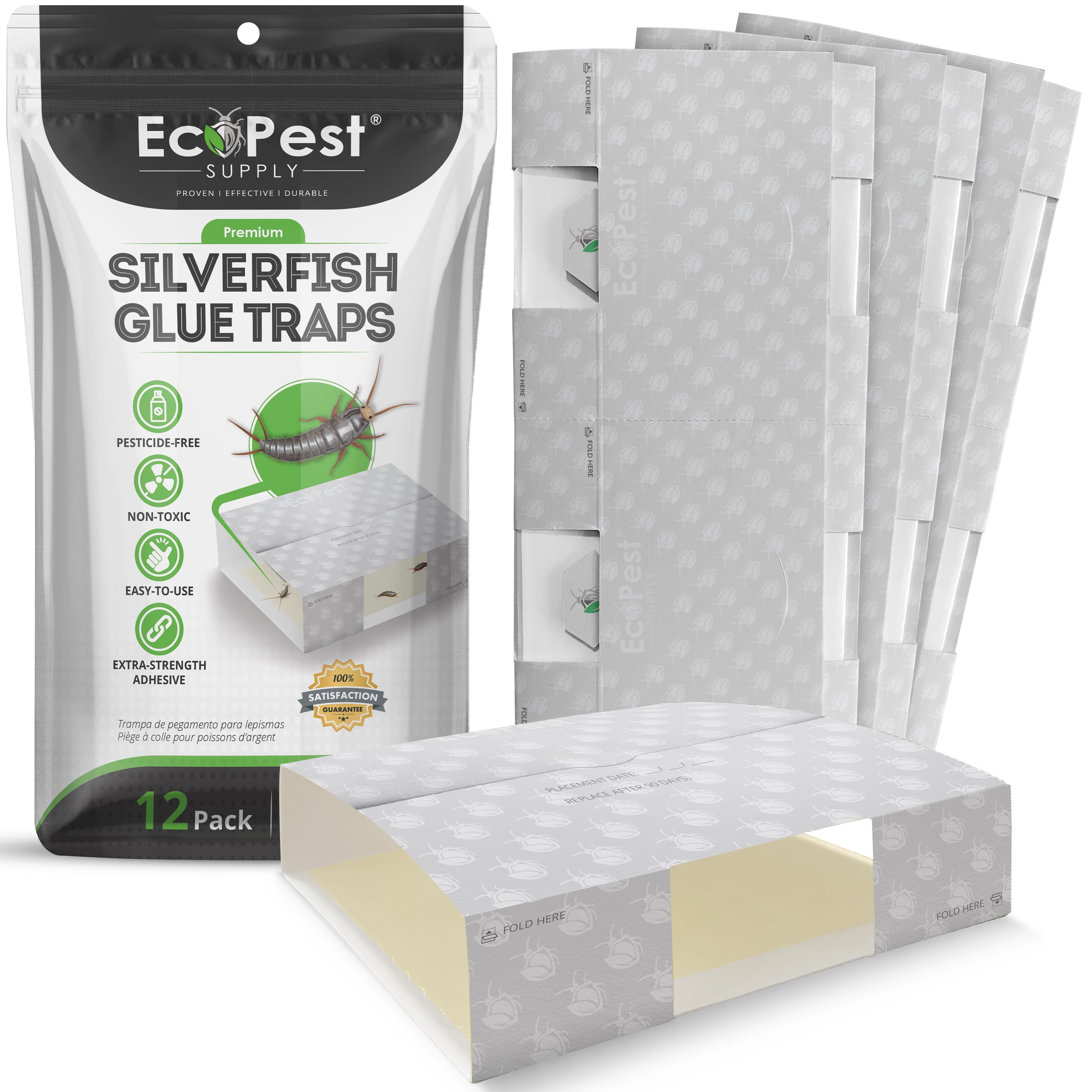 Ninja Silverfish Traps with Natural Bait Tablet Twin Pack