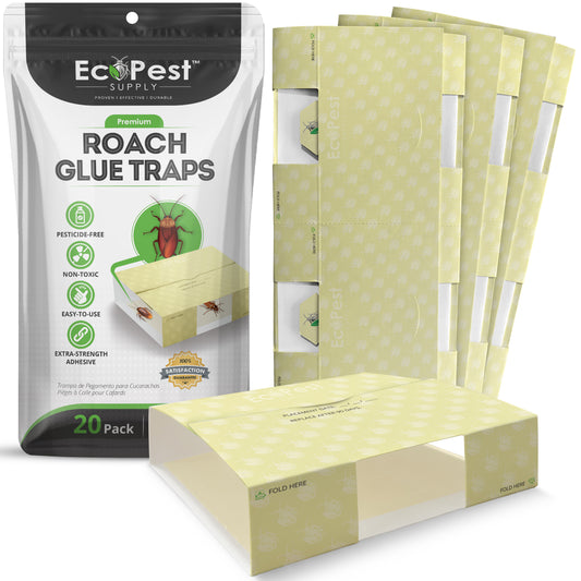 (12 Traps) LARGE Super Sticky Glue MOUSE & INSECT TRAPS No Poison Pest  Control