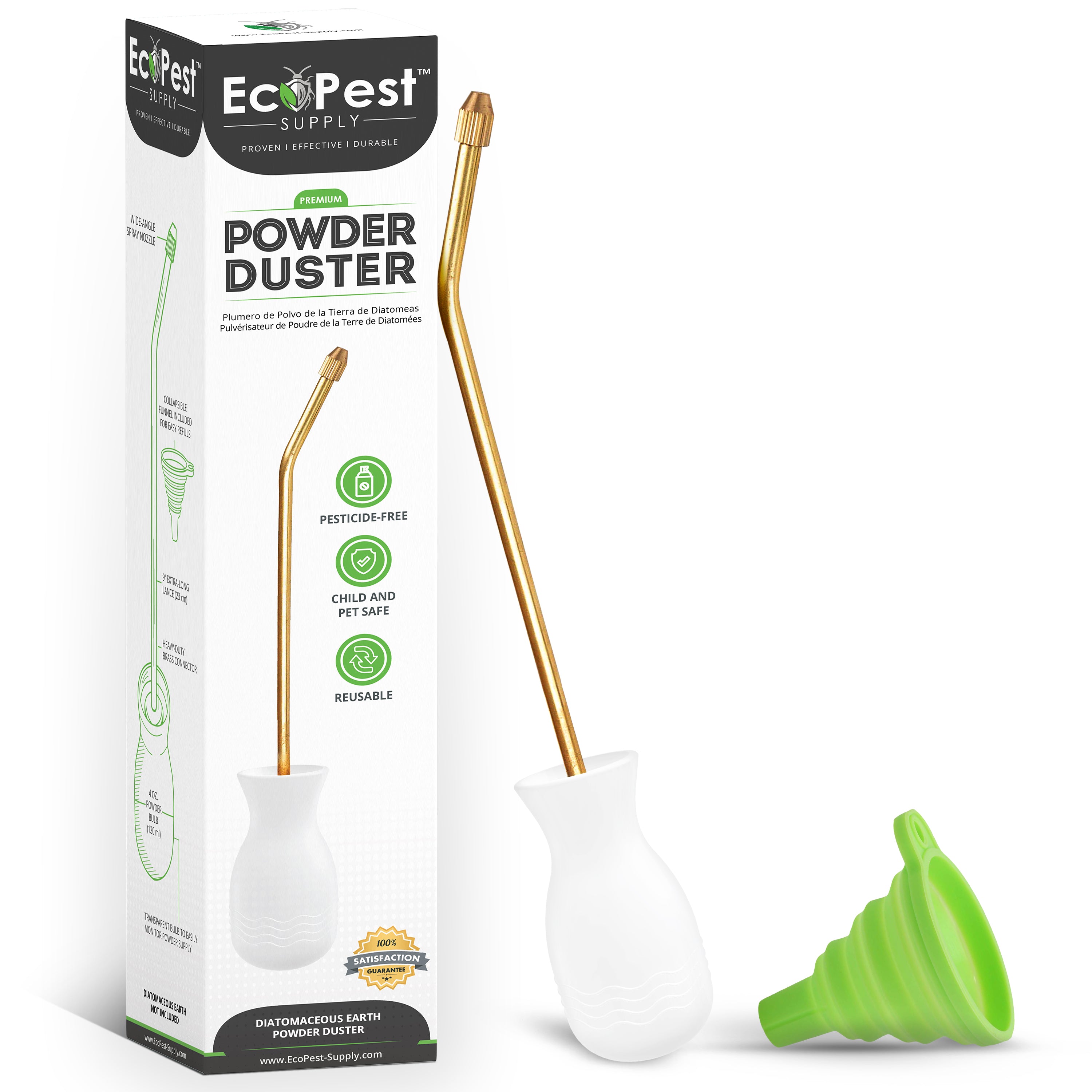 The Insect Buster, Bulb Duster for Diatomaceous Earth